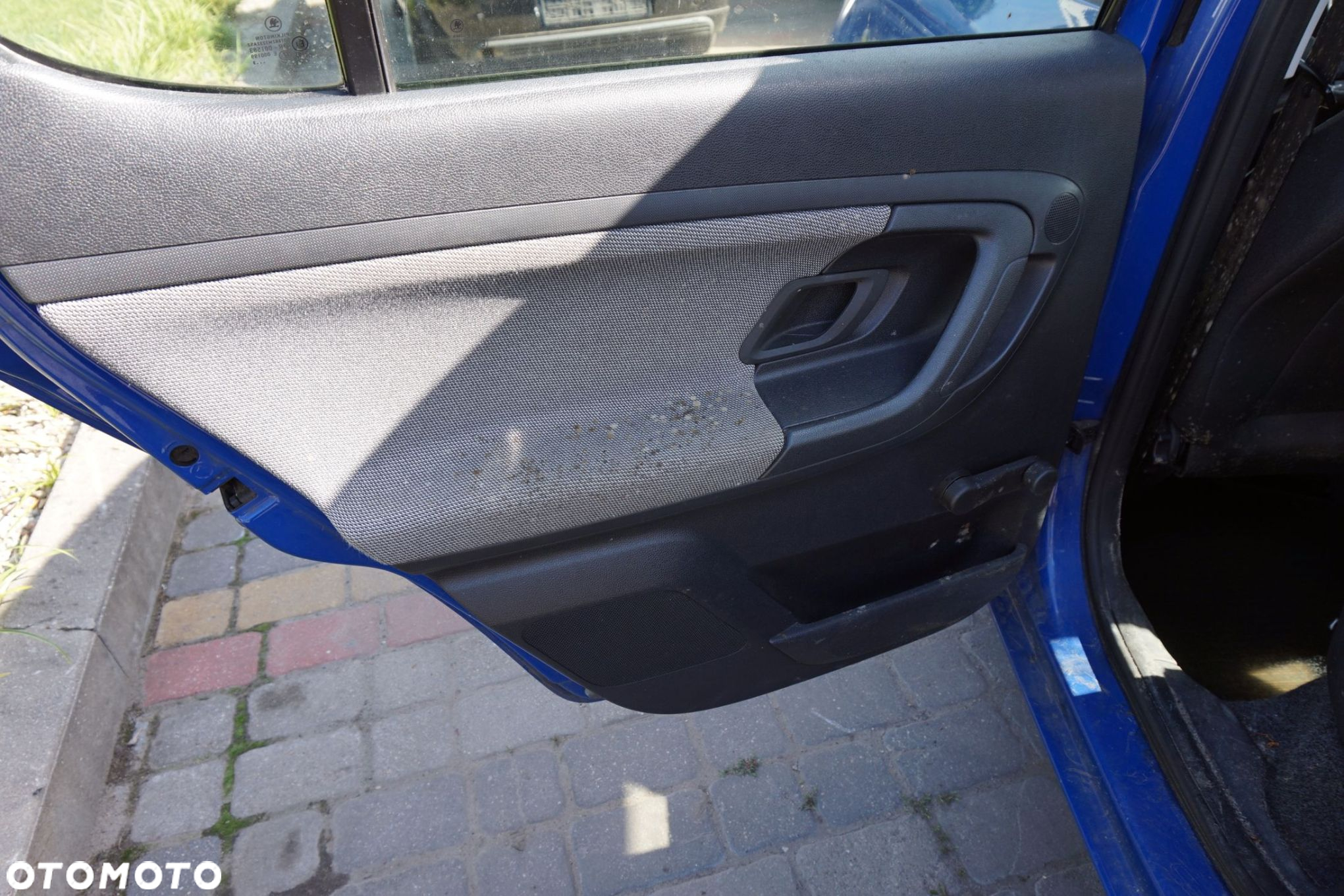 DRZWI TYLNE LEWE FABIA II 545 5D HB 4590  NIEBIESKI SKODA 2006-2010 - 5