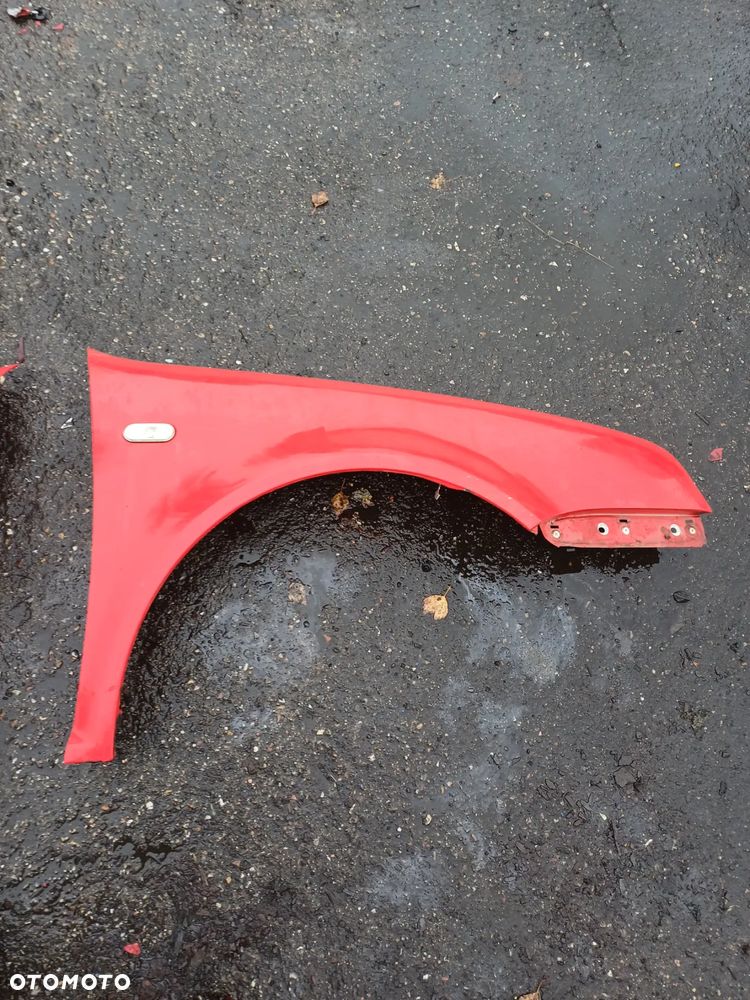 Błotnik lewy prawy Vw Golf IV czerwony maska części - 5