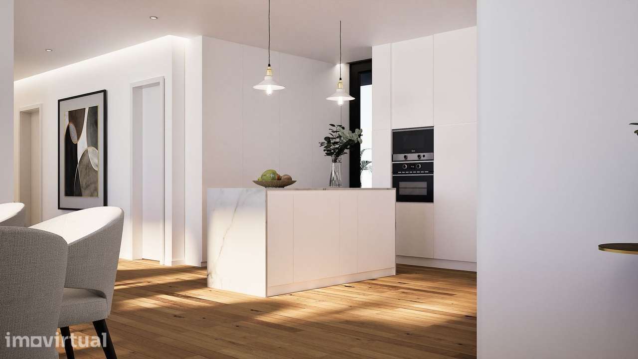 Apartamento T2 novo no centro de Aveiro, com garagem - Grande imagem: 3/27