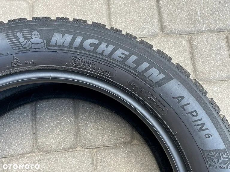 DWIE ZIMOWE OPONY MICHELIN 205/55 R16 91H  7 MM BIEŻNIKA 2018 ROK ZIMA - 5