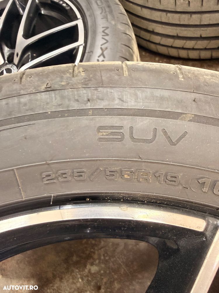 Set jante aliaj AMG pentru MERCEDES GLC , GLC Coupe X253, C253 an 2016-2022 cu cauciucuri vara DUNLOP - 7