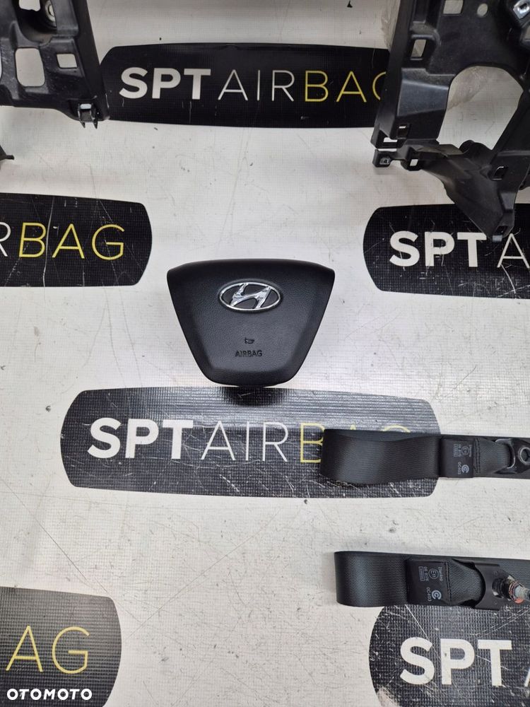 HYUNDAI ELANTRA DESKA ROZDZIELCZA KONSOLA KOKPIT PULPIT PODUSZKI AIRBAG AIR BAG PASY KIT SET - 6