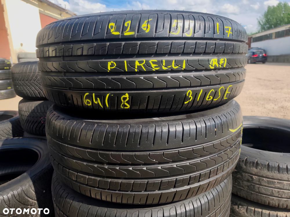 225/55R17 97Y Opony Letnie Lato PIRELLI CINTURATO P7 RF RFT RSC MOE * 6,5-5,5mm Legnica ALU-RAD 225/55 - 2