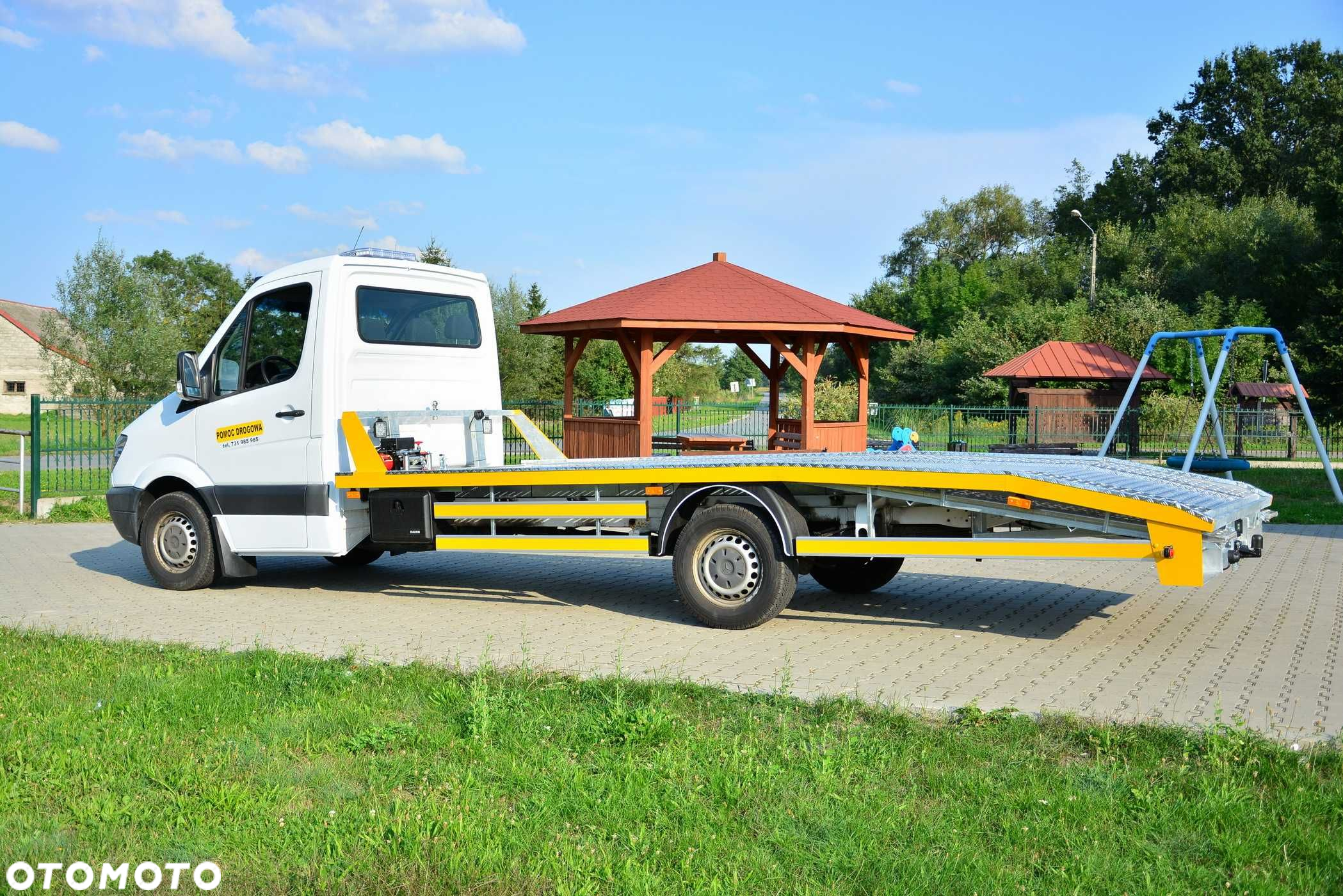 Mercedes Sprinter zabudowa laweta najazd stalowo aluminiowy MOTO-LUK - 3