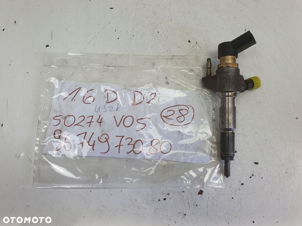 WTRYSKIWACZ Volvo V50 S40 II C30 1.6 D2 _ wtrysk 9674973080 - 1
