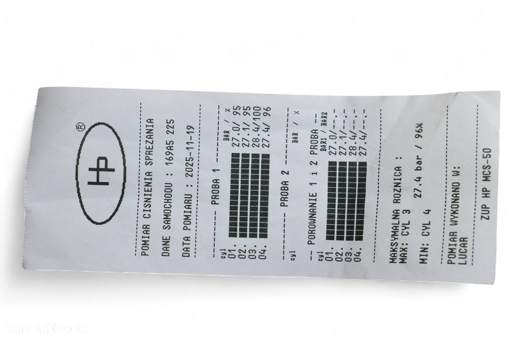 Silnik Fiat 500 PANDA III DOBLO CORSA D 1.3 M-JET 75KM 169A5000 KOMPRESJA - 11