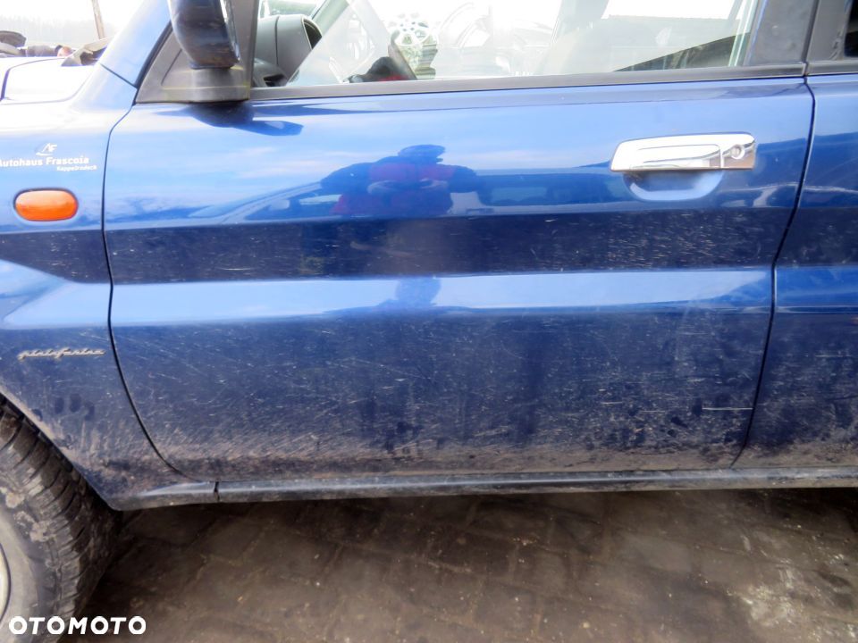 DRZWI PRZEDNIE LEWE PAJERO PININ LONG T63 MN133379 NIEBIESKI MITSUBISHI 1998-2007 - 3