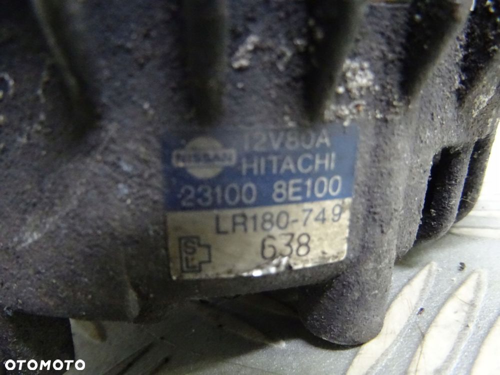 Alternator Nissan Almera N15 1995-2000 2,0 D 231008E100 ORYGINAŁ - 6