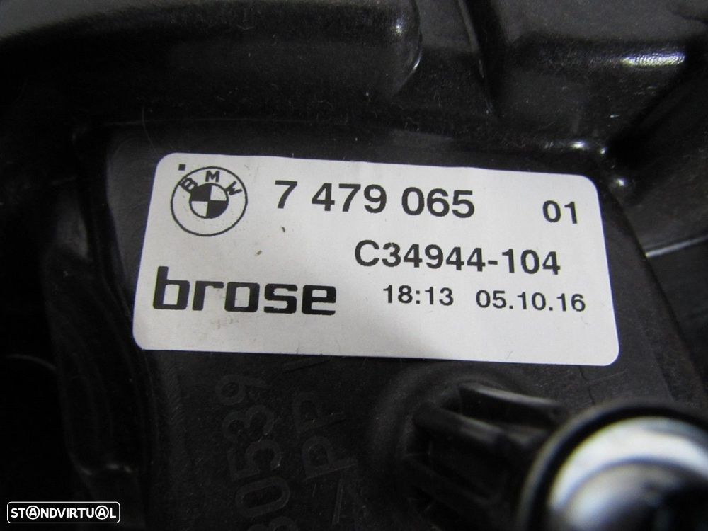 Elevador S/ Motor Esquerdo/Trás Seminovo/ Original BMW 7 (G11, G12) 51357422875 - 3