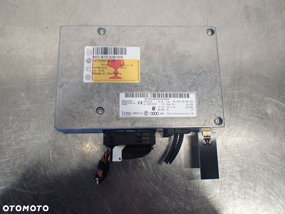 MODUŁ BLUETOOTH AUDI A4 B8 2.0 4E0910336MX - 1