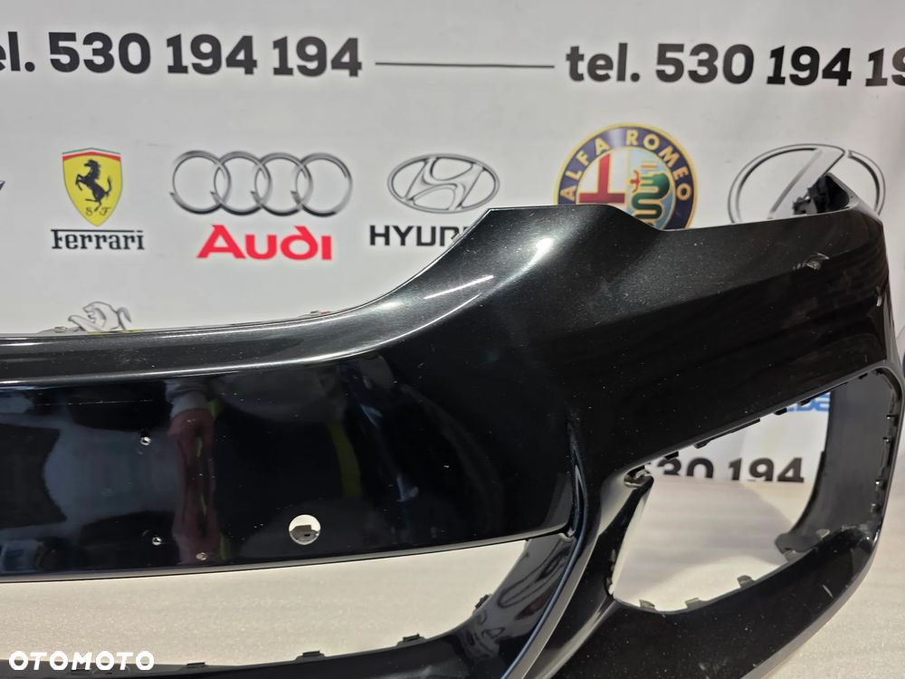 BMW G30 M-PAKIET 17- ZDERZAK PRZEDNI PRZÓD NA 6xPDC ŁADNY KOLOR CZARNY METALIK NR 51118064928 / 8064928 NR AUKCJI NZ2068 NZ2068/2 !!! - 14
