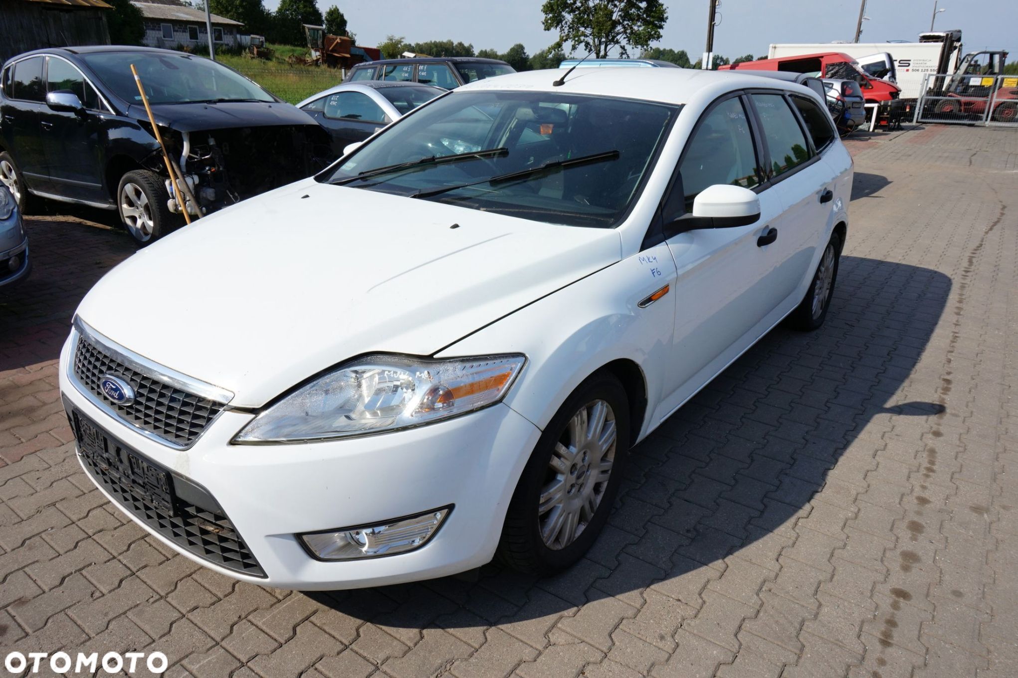 FORD MONDEO IV MK4 KOMBI 2007 F6 1.8 TDCI QYBA 125KM MMT6 BIAŁY FROZEN na części - 1