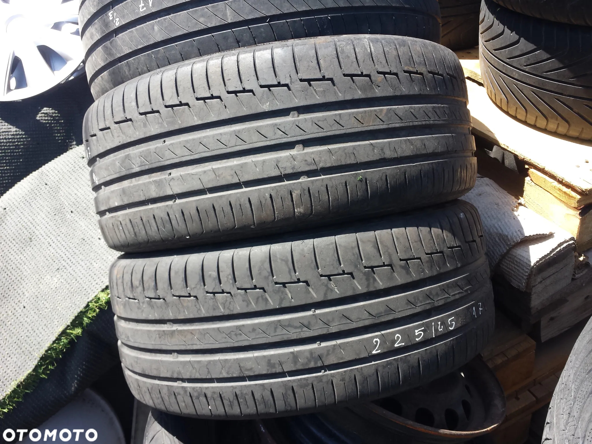 17” - CONTINENTAL - 225/45 r17 cali - LETNIE Opony CONTI Premium Contact 6 - stan: BDB + możliwy  MONTAŻ !! - 6