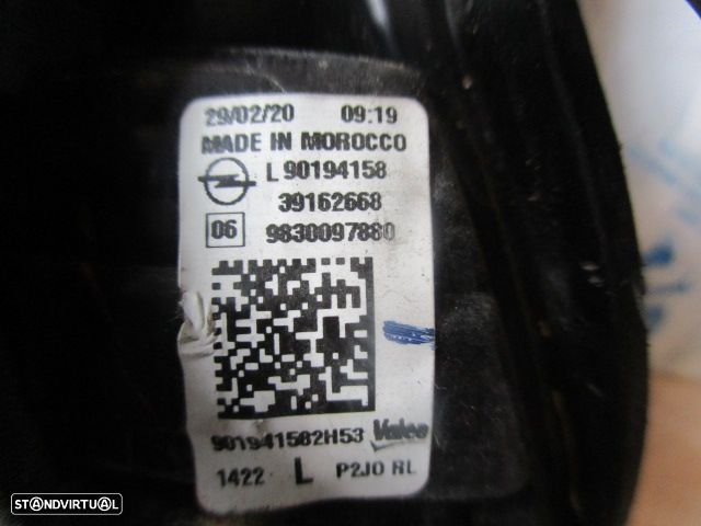 Farol Tras 9830097880 90194158 OPEL CORSA F 2020 1.5CDTI 100CV 5P Preto TE ORIGINAL - 3