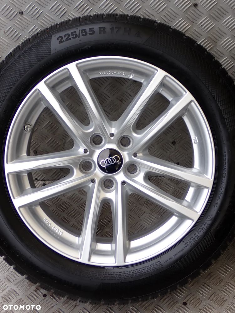 FELGI ALUMINIOWE AUDI  7,5JX17  ET 27  5X112  KBA 49510  NA OPONIE ZIMOWEJ 225/55/17 - 4