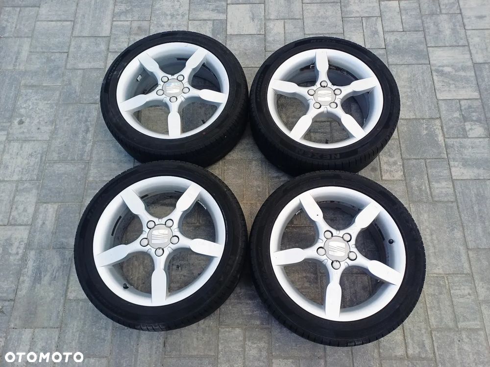 FELIGI Z OPONAMI ALUMINIOWE SEAT LEON II R17 5X112 ET54 57,1 mm OPONY 225/45 R17 LATO NR6