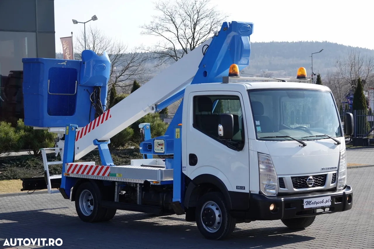 Renault CABSTAR NT 400 / LIFTING 18 METRI / SOCAGE T318 ridicator de cosuri / COS 2 PERSOANE - 225 kg / DUPA CONTRACTUL DE SERVICE - 10