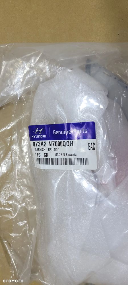 HYUNDAI EMBLEMAT KLAPY TYŁ TUCSON IV 873A2-N7000 NOWY - 5