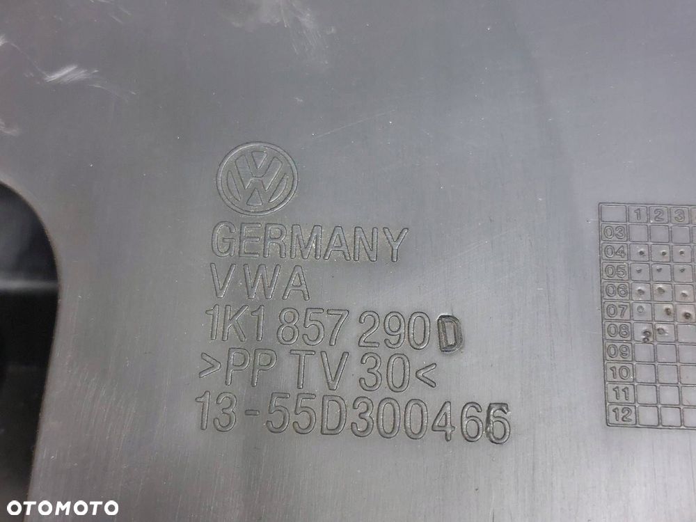 SCHOWEK PASAŻERA VOLKSWAGEN GOLF V 1K1857290D 1K0919237C 1K1857289 - 5
