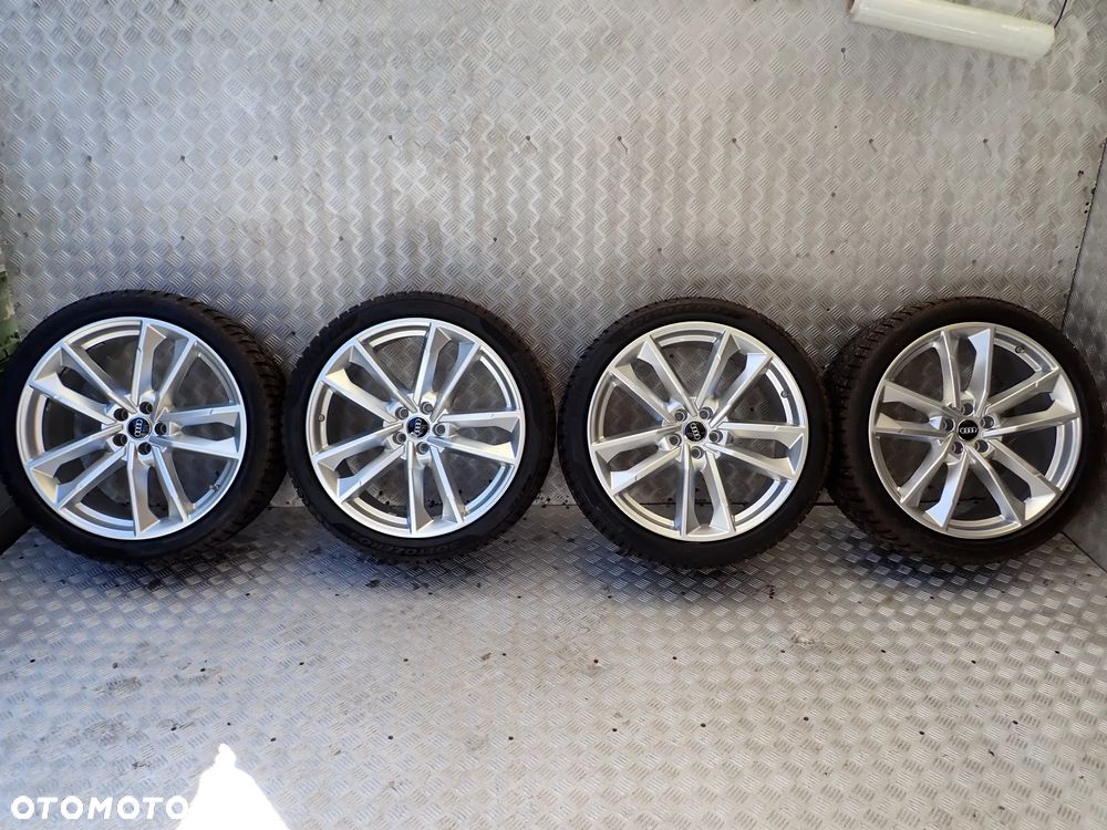 KOŁA FELGI ALUMINIOWE AUDI 9JX21  ET 35  5X112  4G8601025AQ/ AR/AS/BF   Z OPONAMI ZIMA PIRELLI 275/35/21 - 1
