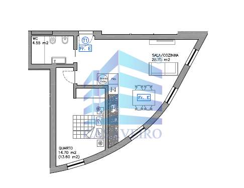 Apartamento T1 no centro de Esgueira - Grande imagem: 4/5