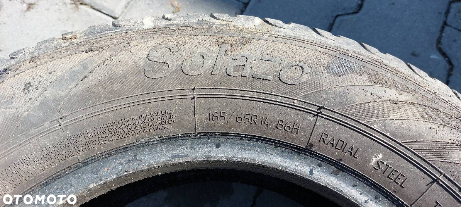 OPONY LETNIE 2 SZT 185/65R14 SOLAZO PREMIORRI 2018R - 3