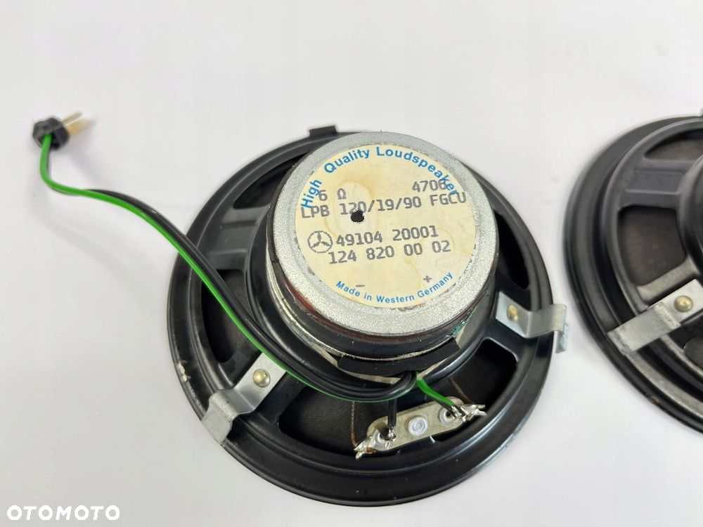 ORYGINALNE GŁOŚNIKI W DESKE ROZDZIELCZĄ KONSOLĘ MERCEDES W124 1248200002 - 8