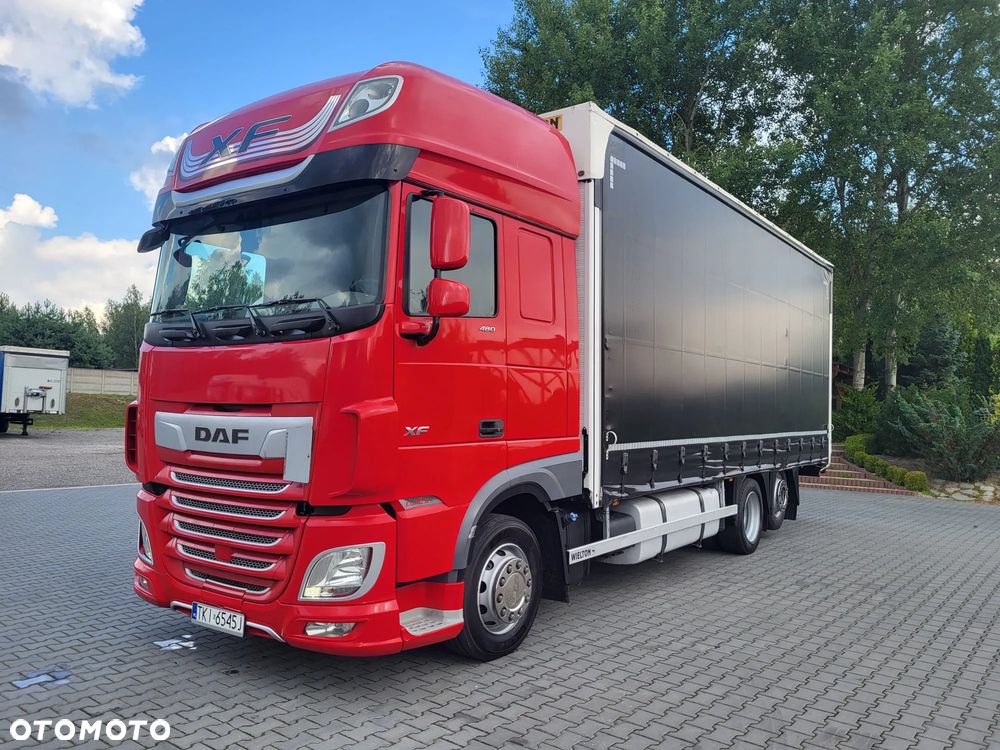 DAF XF480 Super Space Automat Firana 19 Palet TV Salon Polska