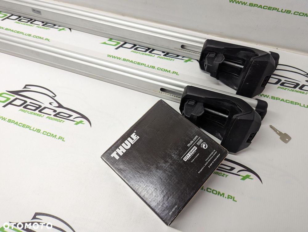 Bagażnik dachowy Thule: belki 861 + Stopy 7104 Na otwarte relingi - 6