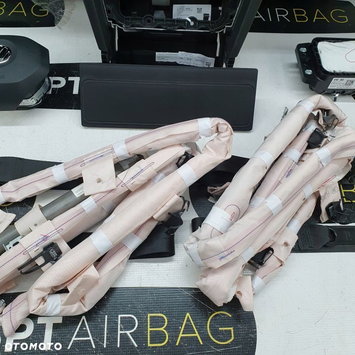 VW ARTEON LIFT DESKA ROZDZIELCZA KONSOLA KOKPIT PULPIT PODUSZKI AIRBAG AIR BAG PASY KURTYNY KIT SET - 11