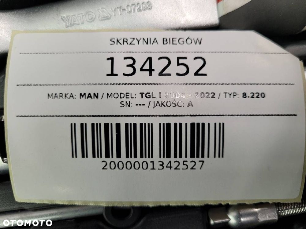 SKRZYNIA BIEGÓW MAN TGL I 8.220 6S800T0 KOMPLETNA - 10