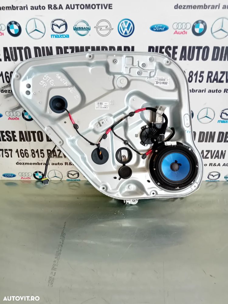 Panou Macara Geam Electrica Stanga Dreapta Spate Hyundai Santa Fe 2 II An 2006-2012 - 2