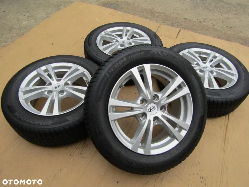 4x Felgi Koła 16 Hyundai i30 I II III ix35 ix20 ix25 Tucson Kia + Opony 205/60 16 + czujniki TPMS - 10