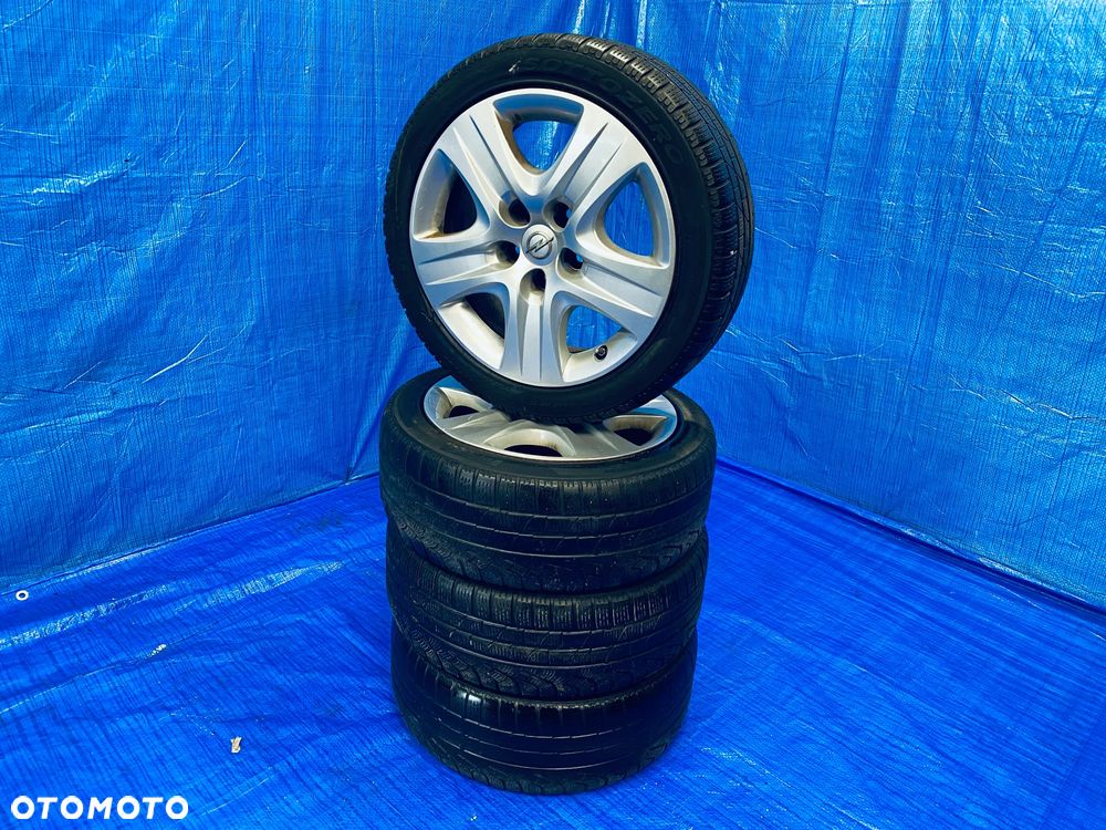 KOŁA STRUKTURALNE KOŁPAKI CZUJNIKI KOŁO 17 FELGA 17" x 7J  5X120 ; 67,1mm ET41 KOMPLET ; OPONY ZIMA ZIMOWE ; OPEL INSIGNIA A ; 2170103 ORYGINAŁ - 3
