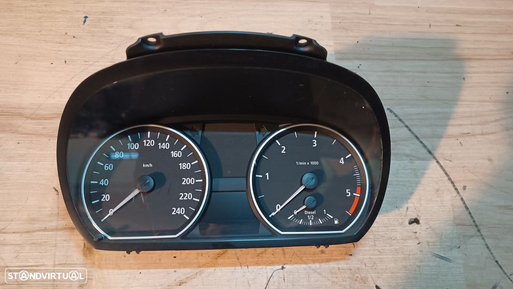 QUADRANTE / PAINEL DE INSTRUMENTOS BMW SERIE 1 118D 120D E87 E81 9110195-04 1024952-50 - 1