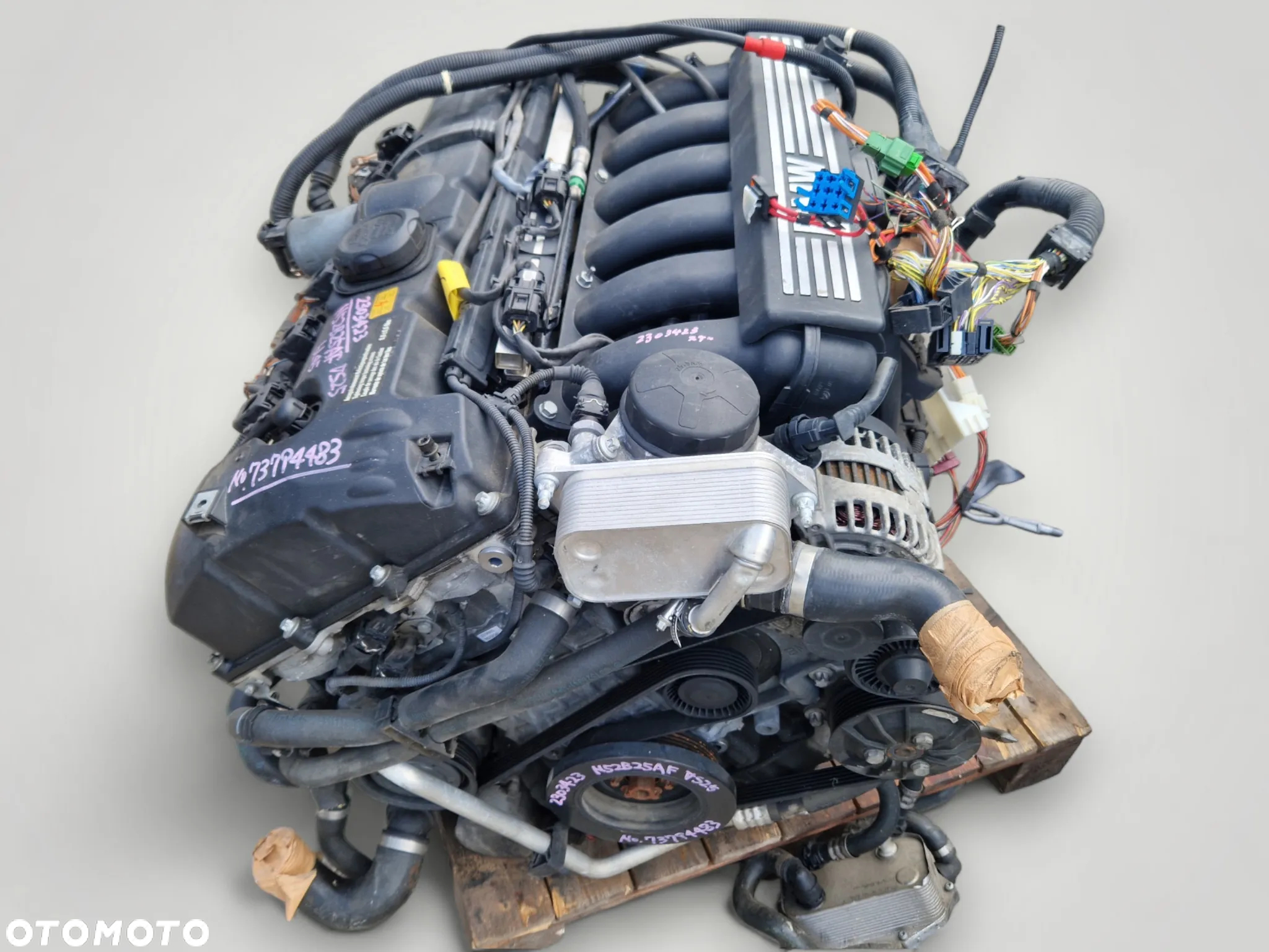 BMW E90 E91 E92 E93 E60 E61 LIFT LCI 2006-2010 325i 525i 2.5i N52 N52 B25A SILNIK GOŁOWICA BLOK  # KOLEKTOR ZAWÓR DISA ALTERNATOR POMPA  WSPOMAGANIA WTRYSKI PRZEPUSTNICA SONDA LAMBDA - 5