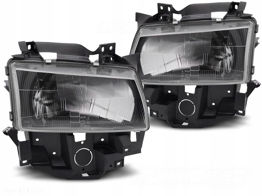 lampy reflektory vw t4 96-03 bus black - 1