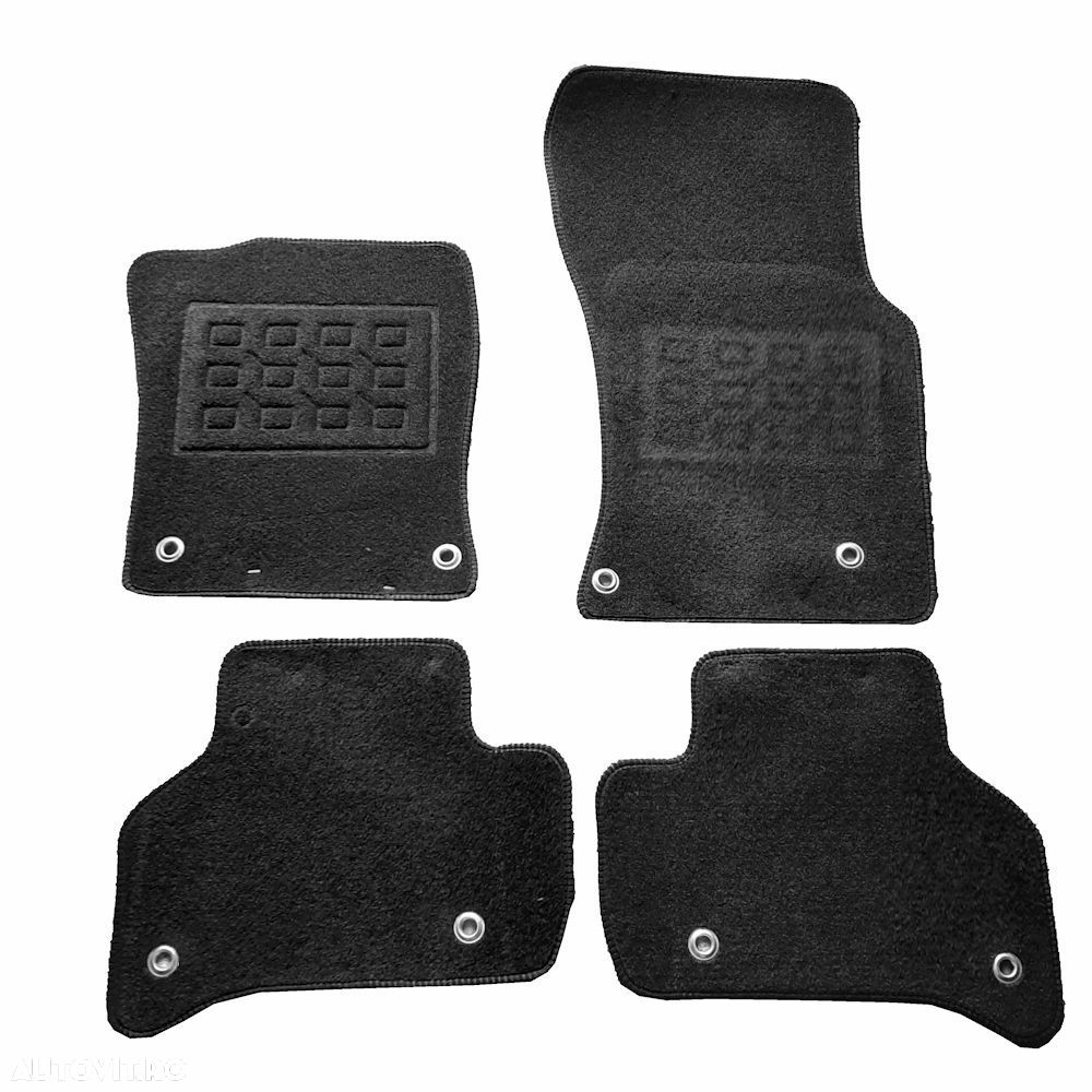 Covorase mocheta Jaguar XE 2014-prezent, Negre, set de 4 Buc. - 1