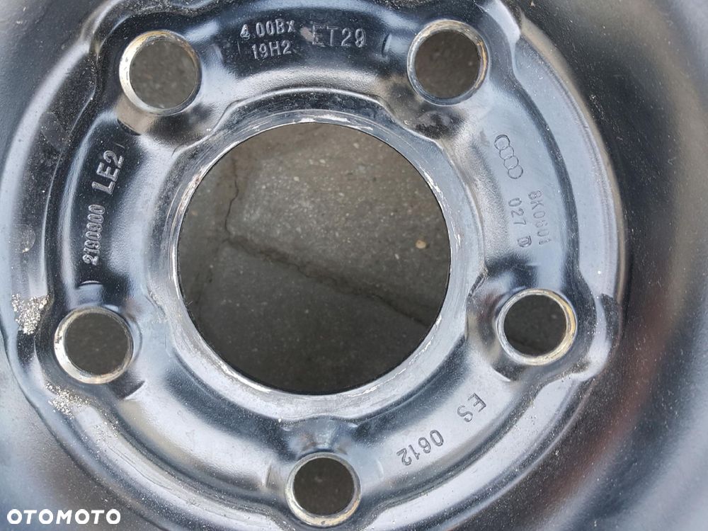 AUDI A4 B8 08-16r A5 8T KOŁO DOJAZDOWE 19 5X112 8K0601027D - 5