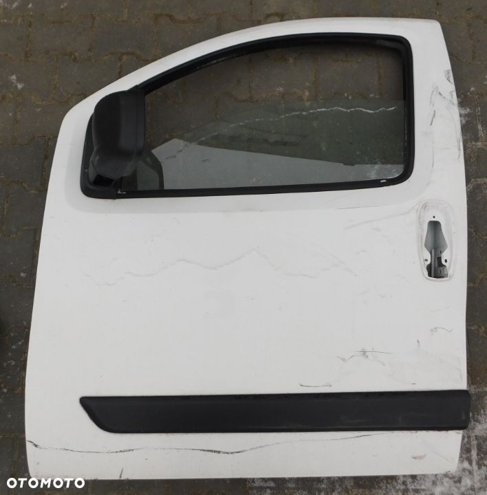 drzwi lewy przód  NEMO BIPPER QUBO FIORINO białe