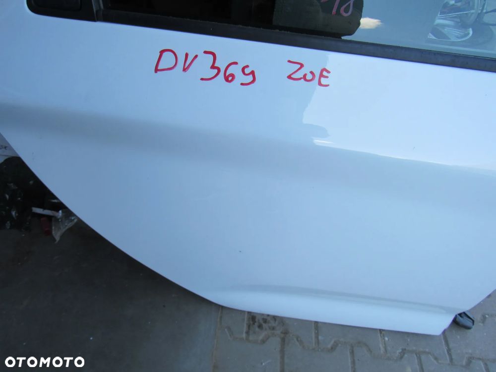 renault zoe tył lewe prawe drzwi 18r dv369 - 2