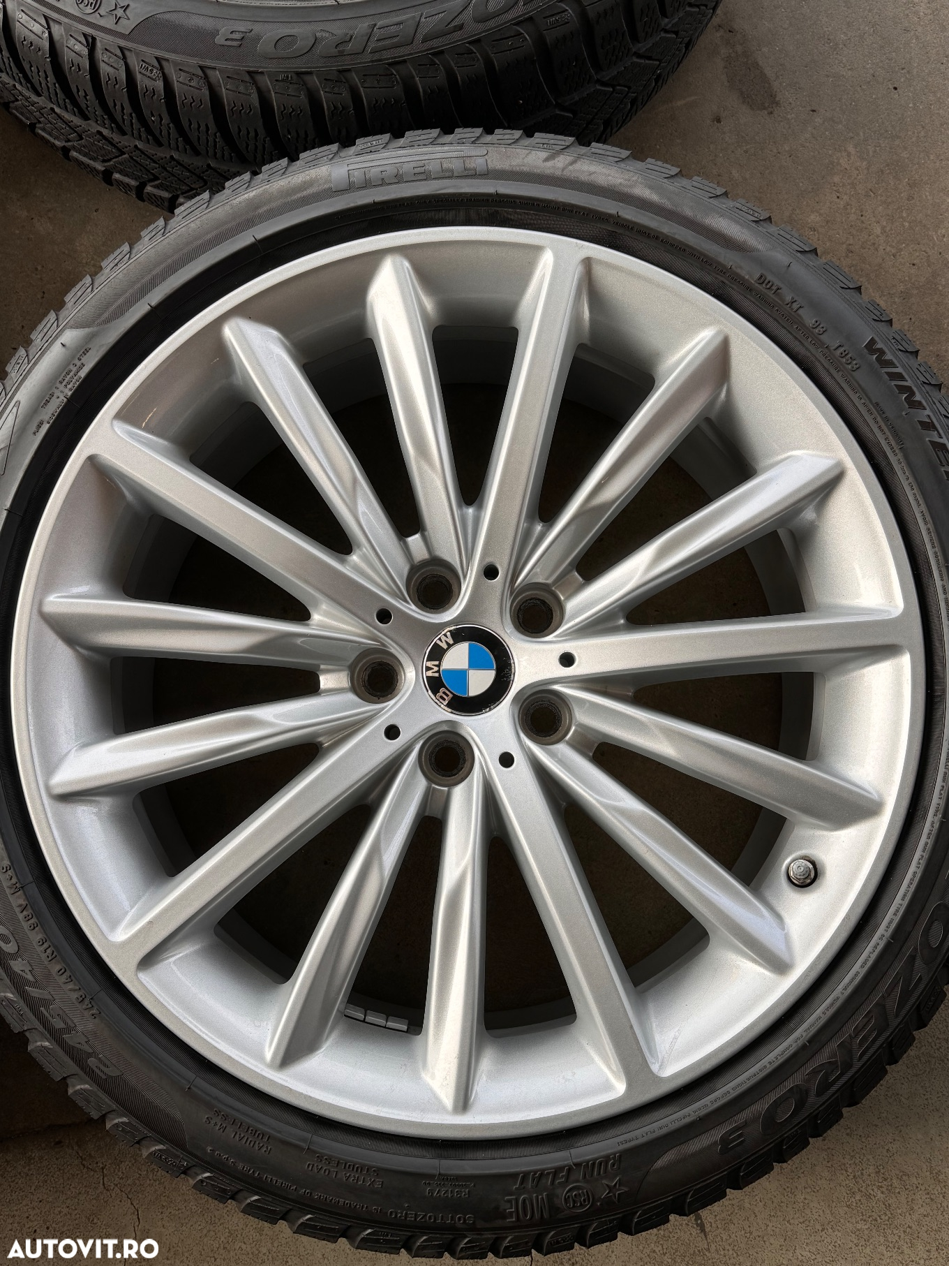 Vând jante originale BMW 5 G30-31 pe 19” cu anvelope de iarnă - 4