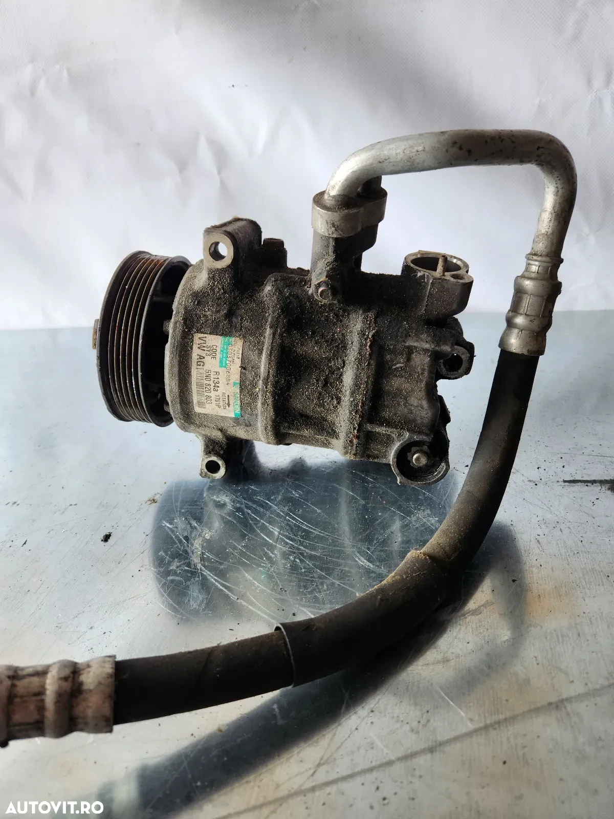 Compresor Clima Vw Passat Golf Jetta Caddy Touran Seat Altea Leon Skoda Octavia Audi 2.0 Tdi Cod 5N - 2
