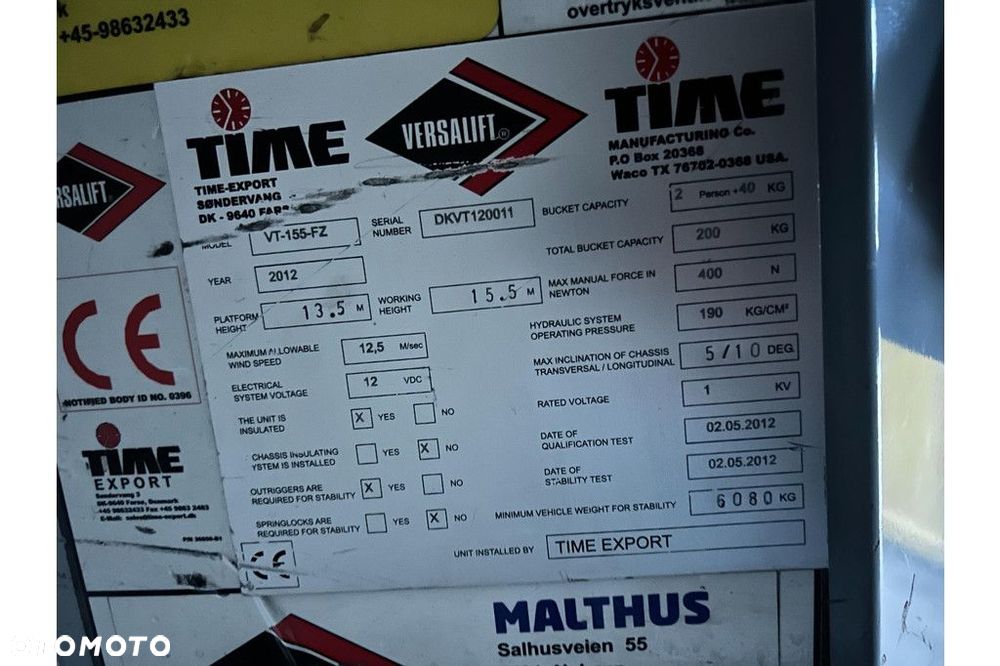 MAN TGL8.180 4X2 EURO5 + VERSALIFT VT-155-FZ - 13