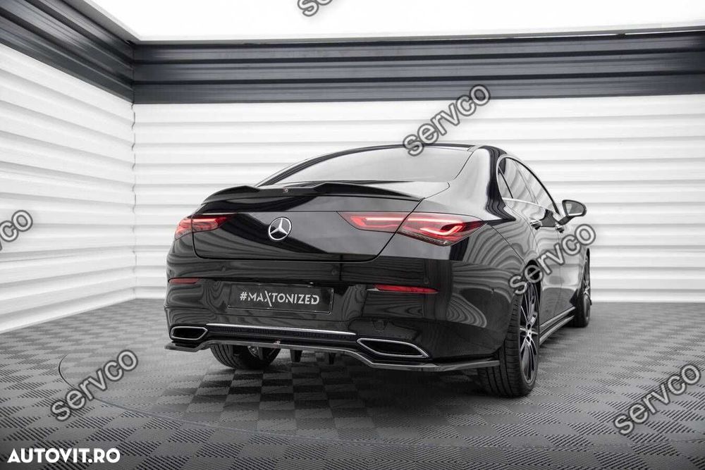 Eleron spoiler cap Mercedes CLA C118 Coupe 2019- v3 - Maxton Design - 4