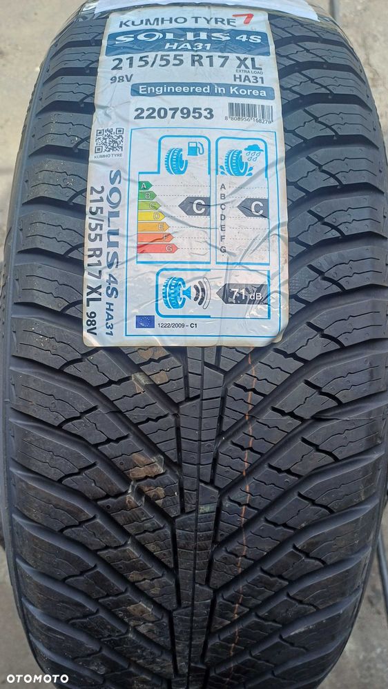 Kumho Solus 4S HA31 215/55 R17 98V XL 2019r - 2
