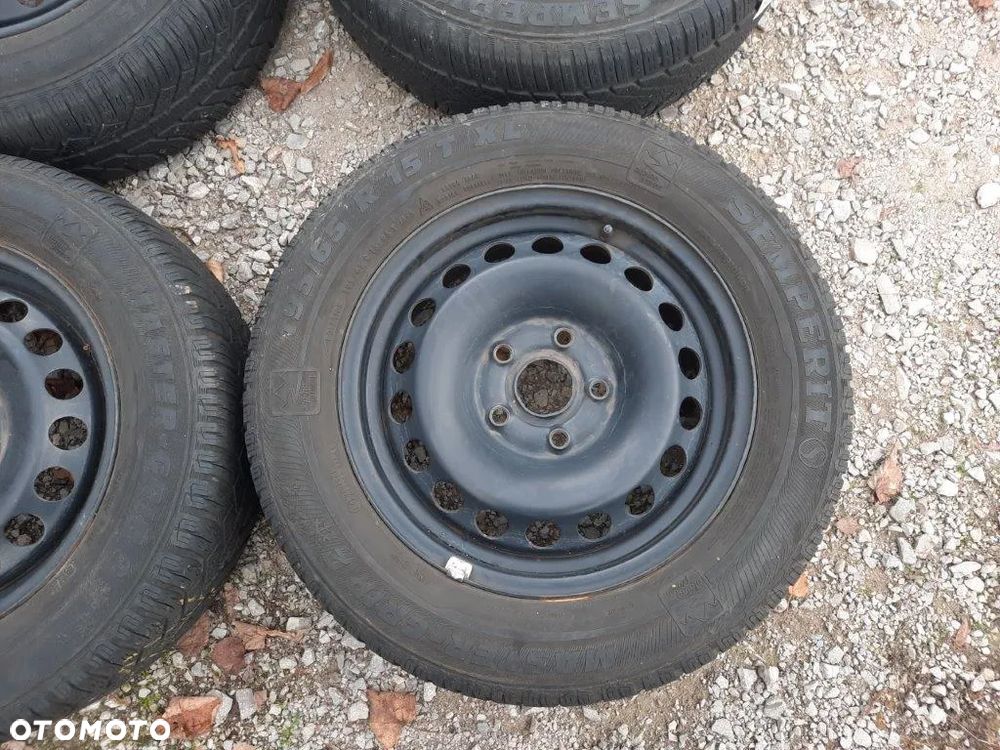 4x koła felgi opony zima Volkswagen Caddy III Touran Audi Seat Skoda Semperit Speed-Grip 2 195/65/15 195/65R15 5mm 5x112 - 3
