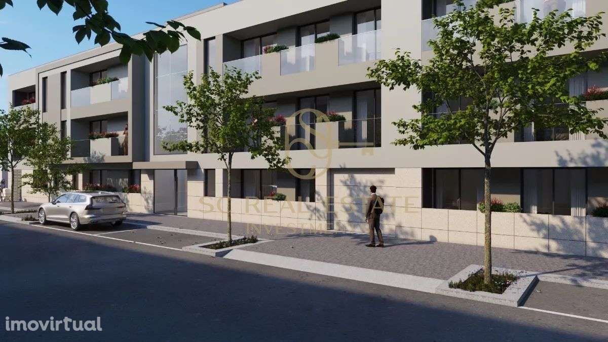 Apartamento T2+1 com terraço, Novo, com dois Lugares de Garagem Maia - Grande imagem: 3/12