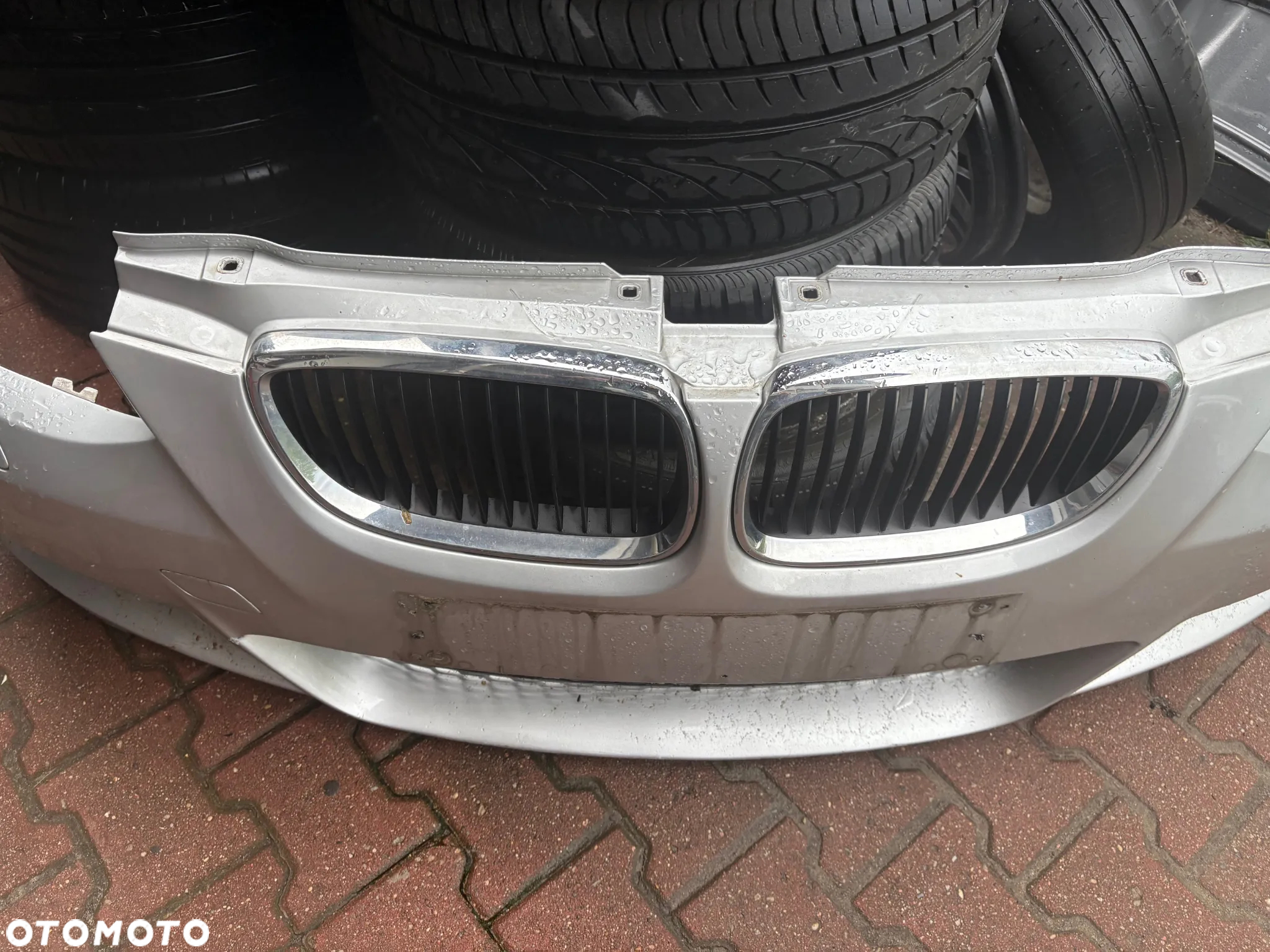 ZDERZAK PRZÓD PRZEDNI BMW E92 E93 M PAKIET 354 TITANSILBER zaślepki KPL LUX - 3