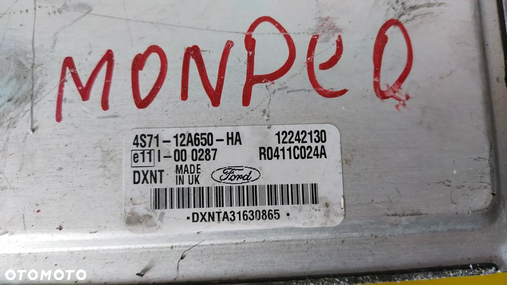 KOMPUTER FORD MONDEO 4S7112A650HA - 3